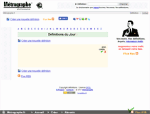 Tablet Screenshot of metrographe.fr